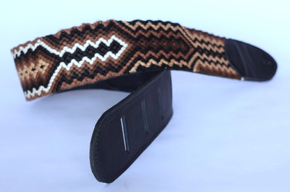 Yáoqowiuaiquí Handmade Leather Guitar Strap