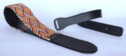 Zalquiüozoqo Handmade Leather Guitar Strap